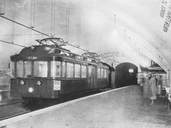 Sporvogn levert til Holmenkollbanen 1938.