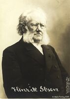 Ibsen i 1900. Foto: Gustav Borgen/Nasjonalbiblioteket.