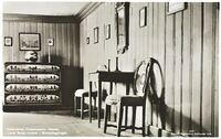 Louis-seize-rommet i Bolstadbygningen på Domkirkeodden. Foto: Ukjent (1920-åra).