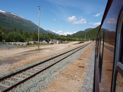 Dunderland stasjon. Foto: Olve Utne (2009).
