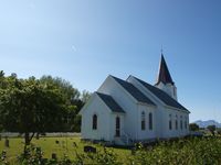 Kjerringøy kyrkje i juli 2009. Foto: Olve Utne .