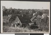 Postkort fra Abbediengen ved Bærumsbanen, omkr. 1935–1940.