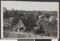 Postkort fra Abbediengen ved Bærumsbanen, omkr. 1935–1940.