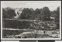 Tidligere nedgang til stasjonsområdet. Foto: Anders Beer Wilse