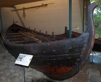 Tiggjumannafør i Båthallen på Norsk Maritimt Museum. Foto: Olve Utne (2009).