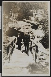 Ved Slettafossen i Rauma kommune. Foto: Ukjent / Nasjonalbiblioteket