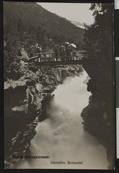 Et bilde til fra Slettafossen. Foto: Ukjent / Nasjonalbiblioteket