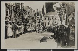 Inntog i Kristiansund. Foto: Ukjent / Nasjonalbiblioteket