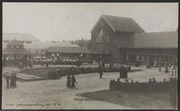 Folkerestauranten, Jubileumsutstillingen. Foto: Nasjonalbiblioteket (1914).