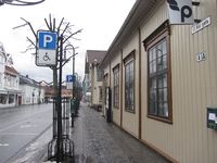 Motiv fra 17. mai gata i Kongsberg sentrum. Foto: Stig Rune Pedersen