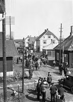 17. mai på Lena. Foto: Sigurd Røisli (1935).