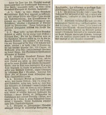 18160731 Den norske rigstidende melder om beslutning om bystatus til Grimstad - utklipp.jpg