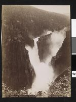 76. 182. Thelemarken, Vestfjorddalen, Rjukanfos - NB bldsa AL0182b.jpg