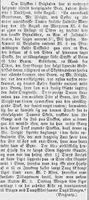 1870: Morgenbladet forteller om den tragiske ulykken i Briksdal der Mr. Wright, "en amerikansk gentleman", omkom.