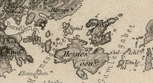 1888 Utsnitt Fjære rektangelht50 5b-9 1888 - Hesnesøyene.jpg