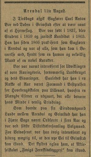 18920812 VT C A Boe død.jpg