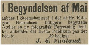 18950402 VT Fotograf Vaaland, Strømsbuneset.jpg