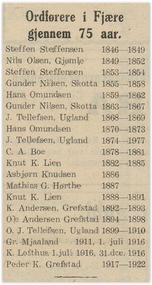 19230118 GAT Ordførere i Fjære.jpg