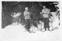1936. Astrid og Kjell Fremstad.