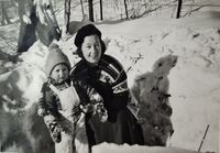 Westlie, Lindheim, Hjellum 1962. Elida, Ingrid. Foto: Annar Westlie