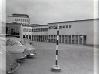 Baksiden av Stavanger stasjon på tidlig 1960-tallet