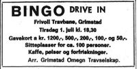 1975: Bingo drive in - tirsdag 1/7
