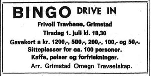 19750701 AGDP Bingo drive in travbanen.JPG