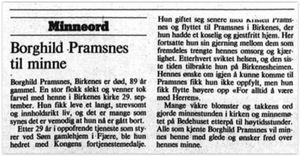 19921006 agdp Minneord Borghild Pramsnes.jpg
