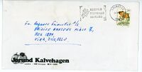 1995: Jørund Kalvehagen, også omtalt som "Jordbærkongen", var en aktiv samler og deltaker i Grimstad filatelistklubb, i alle fall på 1970/80-årene. Her skriver han til Ragners Frimerker i Oslo. (Fra egen samling Jarl Vidar Erichsen)