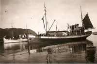 MB «Pokal» M-80-HØ etter at båten var forlengd til 64,8 engelske fot. Arbeidet var utført i Hardanger i 1937.
