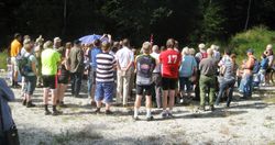 70-årsmarkering Carl Fredriksens Transport 2012. Fra seremonien ved svenskegrensen.