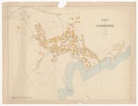 Kart fra 1895. Tegnet av Nicolay Solner Krum.