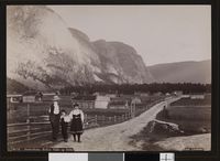 Mellem Valle og Helle omlag 1880-1890. Foto: Axel Lindahl