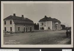 Elverum Jernbanestasjon. Ukjent/Nasjonalbibliotekets fotosamling