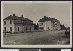 Elverum Jernbanestasjon. Ukjent/Nasjonalbibliotekets fotosamling