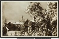 Vinterbilde Foto: C.A. Erichsen/Nasjonalbiblioteket (1910-1911).