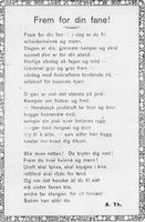 Dikt i anledning 1. mai 1925. På trykk i Vestfinmark Arbeiderblad 29. april 1925.
