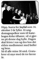 Harstad Tidende 16. oktober 2003.