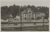 Stabekk stasjon. Foto: Nasjonalbiblioteket