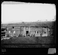 Lån i Eiteråga i Dunderlandsdalen i Rana kommune. (Foto: Ole Tobias Olsen, ca. 1860–1900)