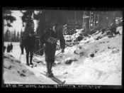 Amund Vandrik Holmenkoll-løpet 1917. Bildet er henta fra Nasjonalbibliotekets bildesamling.
