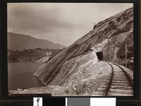 Fjelltunnell ved Vaksdal.