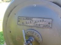 Detalj på lokomobil fra William Foster & Co, 1904. Nå på Sverresborg. Foto: Olve Utne (2008).