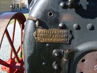 Detalj på lokomobil fra William Foster & Co, 1904. Nå på Sverresborg. Foto: Olve Utne (2008).