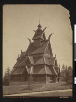 18. 7. Ladegaardsøen, Gols Stavekirke - NB bldsa AL0007b.jpg