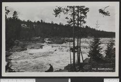 Sankildfossen. Foto: Carl Normann (1924).