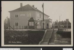 Kløftas stasjonsbygning fra 1925. no-nb digifoto