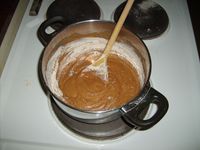 Deigen har vorte tjukkare og er mesta ferdigblanda.