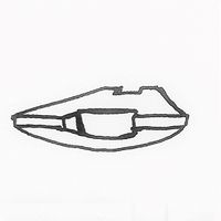 Tofter som er buet på undersiden.