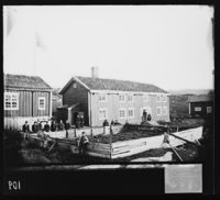 Kappstøa ved Saltstraumen, Bodø kommune i Salten. (Foto: Ole Tobias Olsen, ca. 1860–1900)